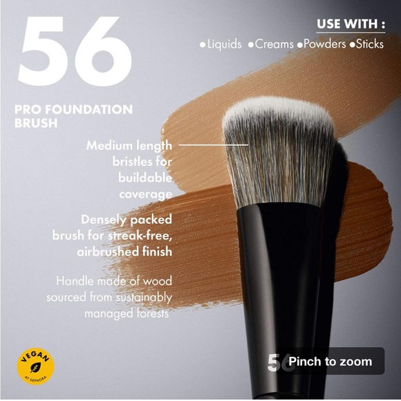 Sephora Pro Foundation Brush 56 - Picture 3 of 3